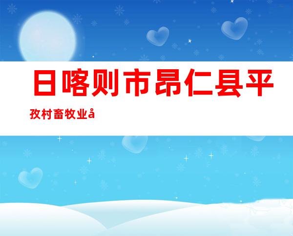 日喀则市昂仁县平孜村畜牧业农民专业合作社