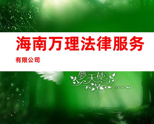 海南万理法律服务有限公司